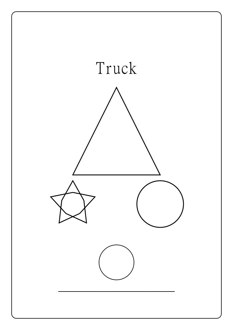 דף צביעה משאית